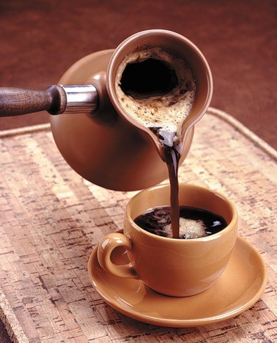 Кофе с жженым сахаром.