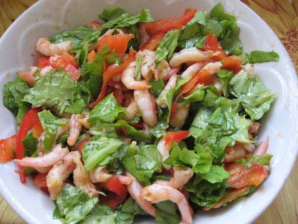 Салат из морепродуктов