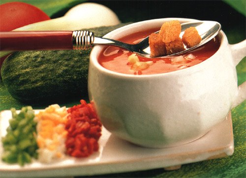 ГАСПАЧО (холодный томатный суп)