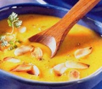 Овощной суп со сметаной