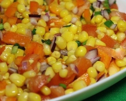 Кукурузный салат с лаймом