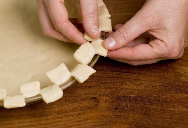 6 способов украшения краев пирога