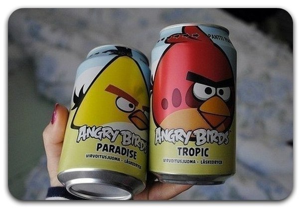 Напиток, выпущенный год назад под брендом Angry Birds, в Финляндии обогнал по рейтингу продаж Pepsi и Coca-Cola.
