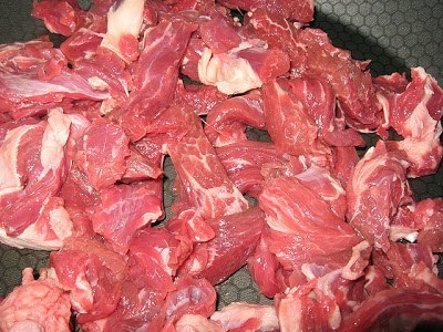 Либжэ - мясо тушеное «По-кабардински»