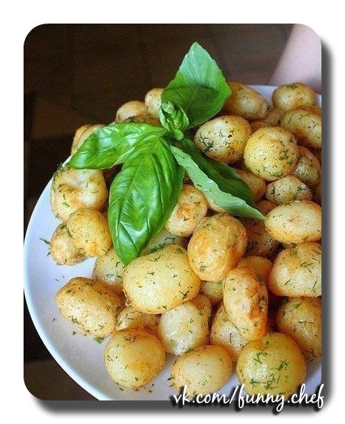 Рецепт вкусной картошечки в пост 