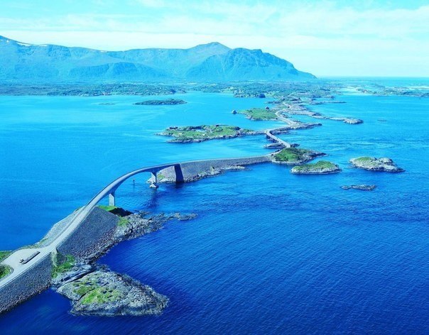 Атлантическая дорога, Норвегия