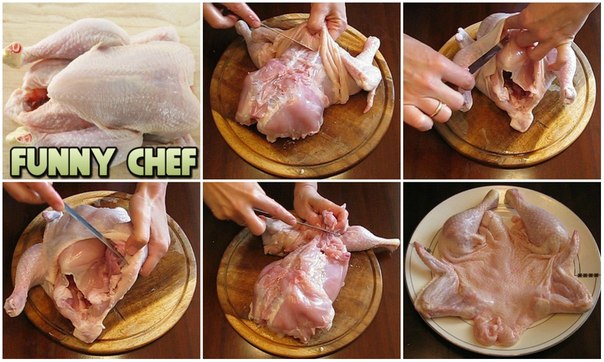 Как просто и быстро отделить кожу от курицы