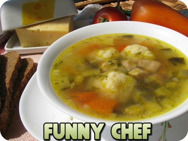 Сырные шарики «Быстрый болгарский суп» 
