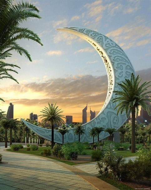 Новый архитектурный шедевр в Дубае, ОАЭ.