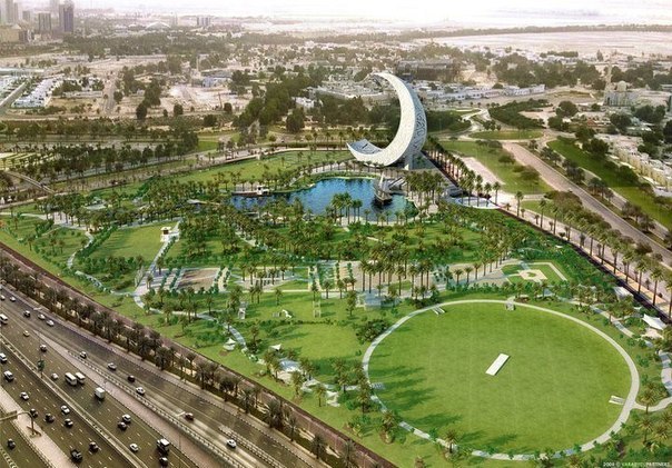 Новый архитектурный шедевр в Дубае, ОАЭ.