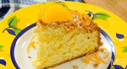 Торт с апельсинами и миндалем