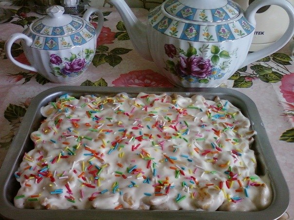 Пирог Вкусняшка. Его не нужно печь - его нужно только есть!))