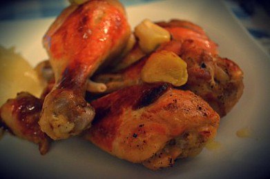 Рецепт - нежные куриные ножки в маринаде 