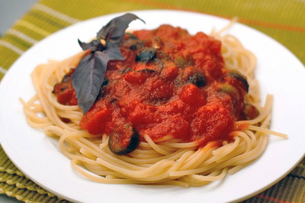 Рецепт - спагетти по-итальянски 