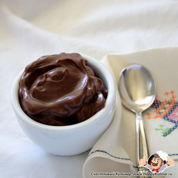 Время завтрака:) Рецепт очень вкусного шоколадного пудинга!