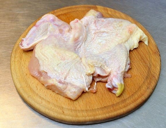 Курица, запеченная со сливками и чесноком (мастер-класс)