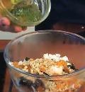 Рецепт - рисовый пудинг с курагой и грецкими орехами 