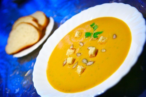 Крем‑суп из тыквы