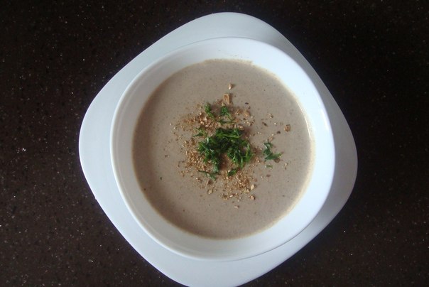 Крем‑суп из шампиньонов
