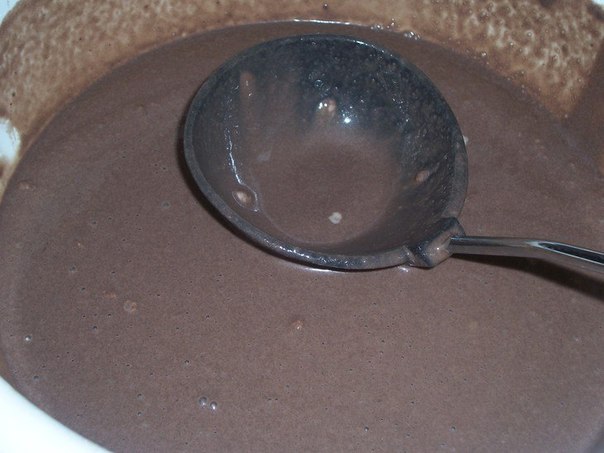 Бисквитно-шоколадные оладьи 