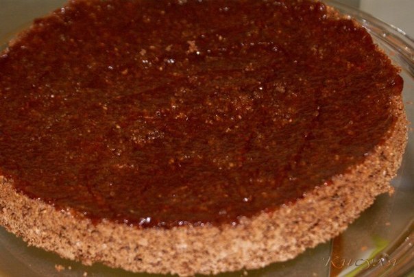 Шоколадно-гречневый торт с карамельно-цитрусовым кремом 