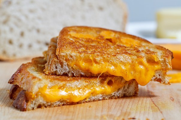 Идеальный сырный сэндвич!