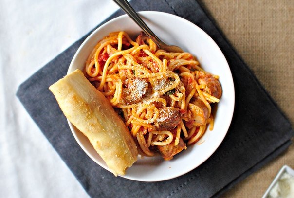 Томатные спагетти