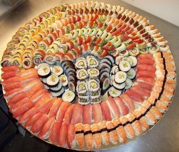 Суши тарелка ,)