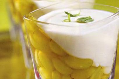 Десерт из меда и йогурта: