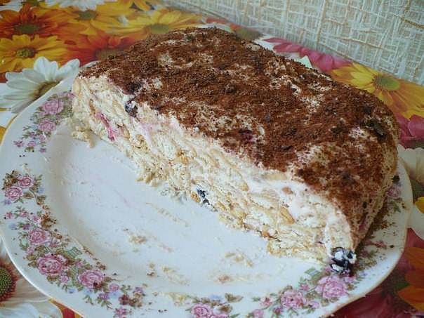 Торт СКОРЫЙ без выпекания..
