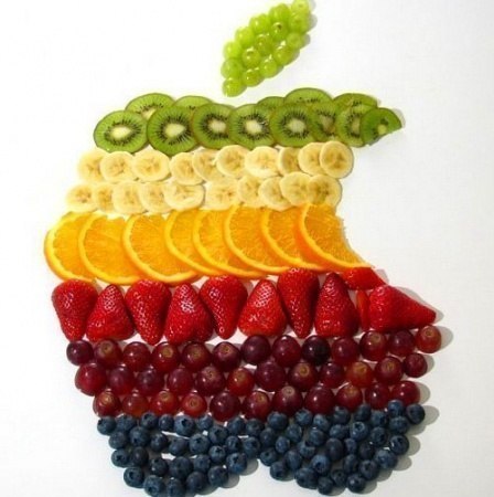 Красивая подача фруктов