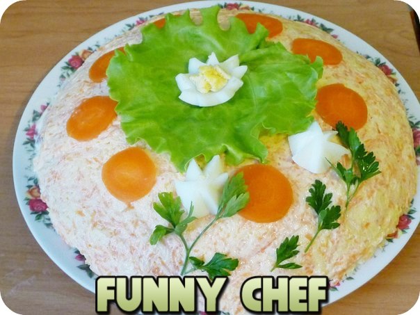 Салат из копченой скумбрии