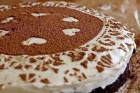 Трюфельный торт с муссом из белого шоколада