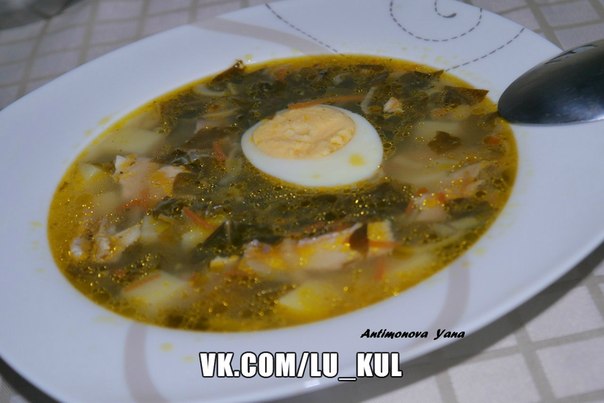 Щавелевый суп