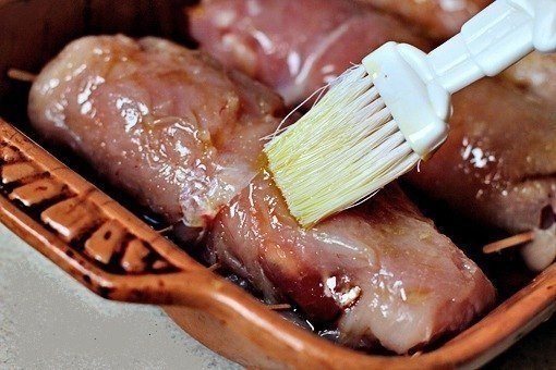 Куриные рулетики